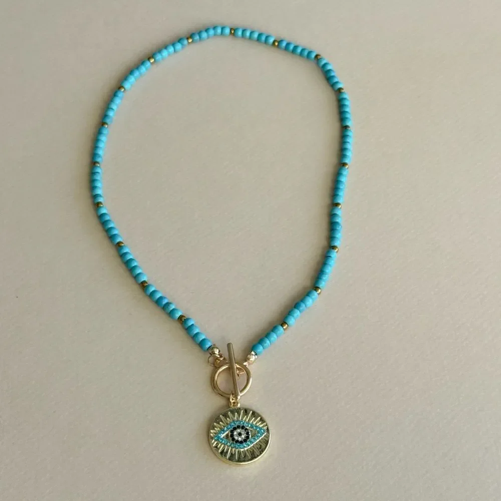 Evil Eye Pendant Necklace N1789